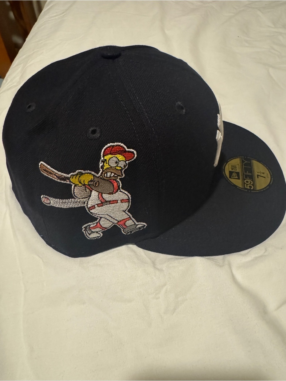 New Era 59FIFTY New York Yankees x Simpsons Custom Fitted Hat 7 1/4 NWT